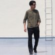 画像6: コットンクロス C/Nヘンリー コンチョ釦 7分袖シャツ【MADE IN JAPAN】『日本製』 / Upscape Audience (6)