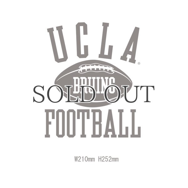 画像8: 6.2オンス丸胴BODY UCLA"FOOTBALLオールドプリント"TEE / Audience (8)