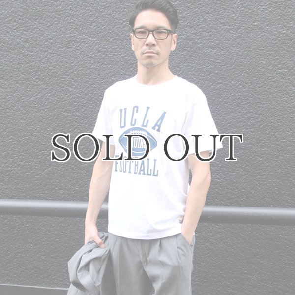 画像6: 6.2オンス丸胴BODY UCLA"FOOTBALLオールドプリント"TEE / Audience (6)