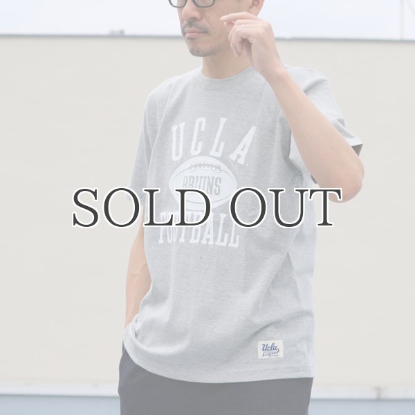 画像5: 6.2オンス丸胴BODY UCLA"FOOTBALLオールドプリント"TEE / Audience (5)