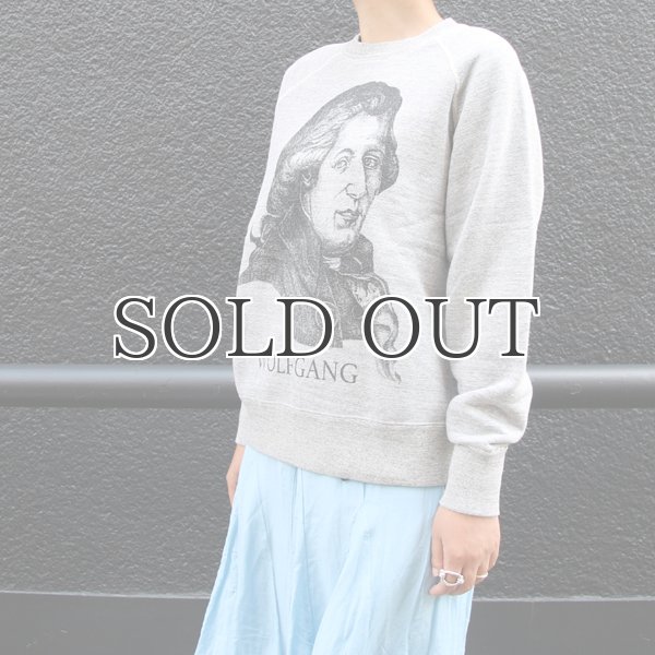 画像3: 19/7吊編裏毛 Wolfgangプリント ラグランスウェット［Lady's］【MADE IN TOKYO】『東京製』/ Upscape Audience  (3)