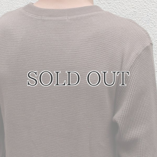 画像17: アメリカンドライワッフル×リブ エルボーパッチニット【MADE IN JAPAN】『日本製』 / Upscape Audience (17)