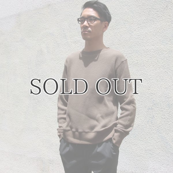 画像7: アメリカンドライワッフル×リブ エルボーパッチニット【MADE IN JAPAN】『日本製』 / Upscape Audience (7)