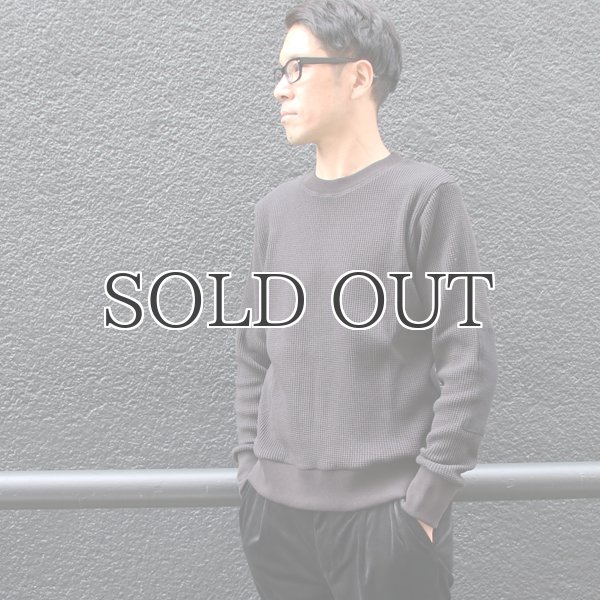 画像9: アメリカンドライワッフル×リブ エルボーパッチニット【MADE IN JAPAN】『日本製』 / Upscape Audience (9)