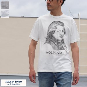 画像: 16/1吊編天竺 Wolfgang プリント 半袖 Tee【MADE IN TOKYO】『東京製』/ Upscape Audience