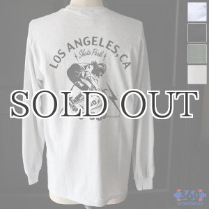 画像: UCLA"4段カレッジプリント" 6oz米綿丸胴L/S Tee/ Audience
