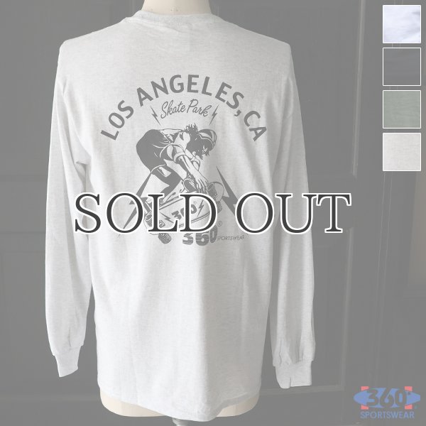 画像1: UCLA"4段カレッジプリント" 6oz米綿丸胴L/S Tee/ Audience (1)