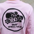 画像16: 【RE PRICE / 価格改定】360°SPORTS WEAR（スリーシックスティスポーツウェア）"CIRCLE" 6oz米綿丸胴L/S Tee/ Audience (16)