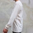 画像12: 【RE PRICE / 価格改定】360°SPORTS WEAR（スリーシックスティスポーツウェア）"TEXT" 6oz米綿丸胴L/S Tee/ Audience (12)
