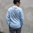 画像4: 360°SPORTS WEAR（スリーシックスティスポーツウェア）"TEXT" 6oz米綿丸胴L/S Tee/ Audience (4)