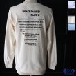 画像1: 【RE PRICE / 価格改定】360°SPORTS WEAR（スリーシックスティスポーツウェア）"TEXT" 6oz米綿丸胴L/S Tee/ Audience (1)