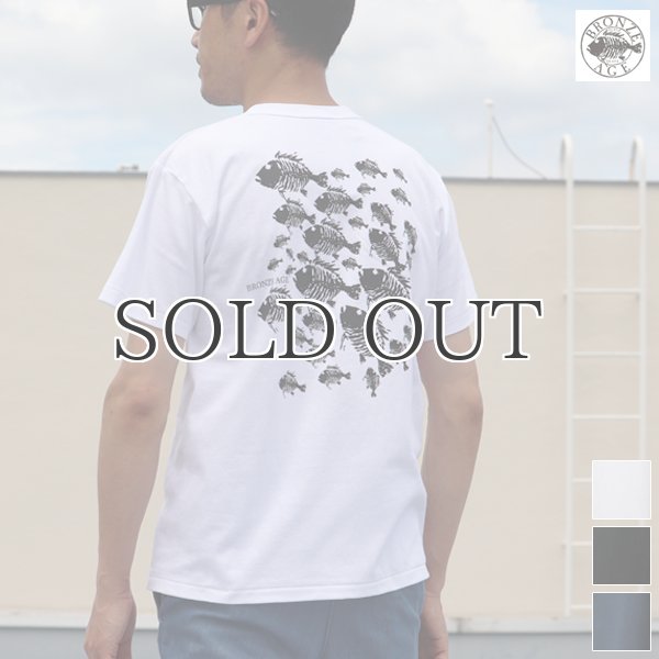 画像1: BRONZE AGE（ブロンズエイジ）"SCHOOL OF FISH"プリントTEE/ Audience (1)