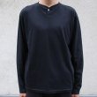 画像11: コーマ天竺コンチョ釦ヘンリーネック L/S Tee【MADE IN JAPAN】/ Upscape Audience (11)