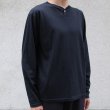 画像15: コーマ天竺コンチョ釦ヘンリーネック L/S Tee【MADE IN JAPAN】/ Upscape Audience (15)