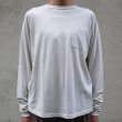 画像11: コーマ天竺ヘムラウンド 胸ポケ付き C/N L/S Tee【MADE IN JAPAN】/ Upscape Audience (11)