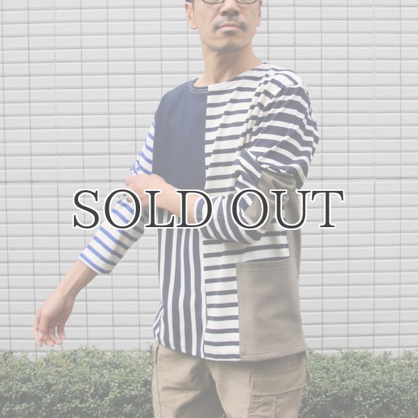 画像3: BSQ天竺 クレイジーボートネック L/S Tee　 【MADE IN JAPAN】『日本製』 / Upscape Audience (3)