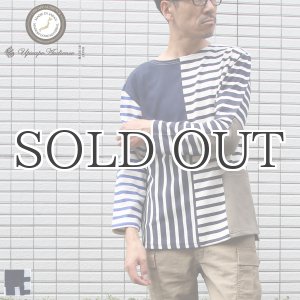 画像: BSQ天竺 クレイジーボートネック L/S Tee　 【MADE IN JAPAN】『日本製』 / Upscape Audience