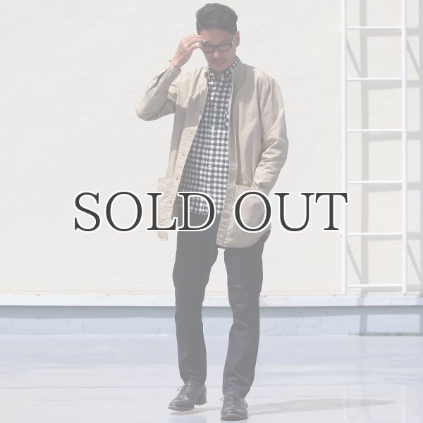 画像12: グリストーンW 綿ナイロン高密度ギャバ ルーズFIT バンドカラー ツールポケ 長袖シャツ【MADE IN JAPAN】『日本製』Upscape Audience (12)