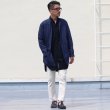 画像12: グリストーンW 綿ナイロン高密度ギャバ ルーズFIT バンドカラー ツールポケ 長袖シャツ【MADE IN JAPAN】『日本製』Upscape Audience (12)