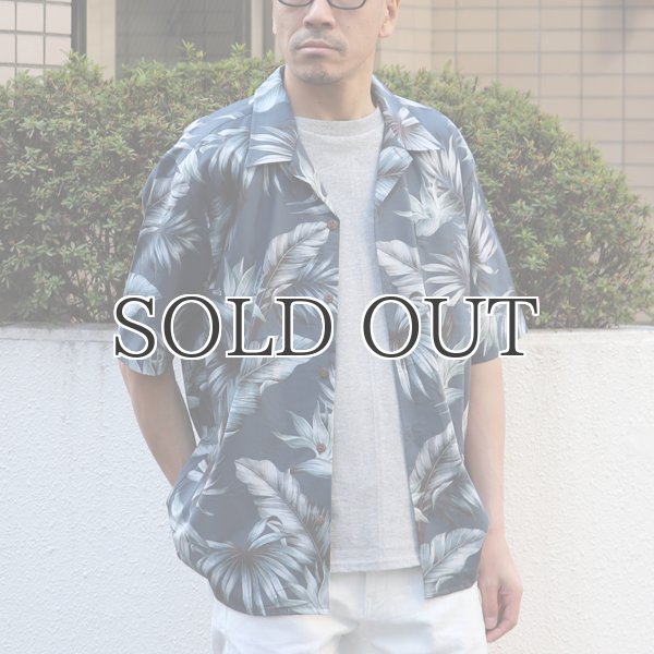 画像8: コットンレーヨン ヴィンテージボタニカル柄  オープンカラー ルーズフィットシャツ【MADE IN JAPAN】『日本製』/ Upscape Audience (8)