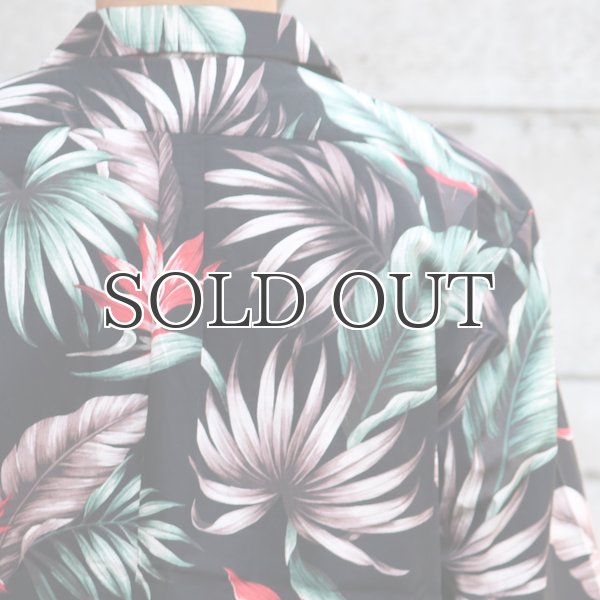 画像19: コットンレーヨン ヴィンテージボタニカル柄  オープンカラー ルーズフィットシャツ【MADE IN JAPAN】『日本製』/ Upscape Audience (19)