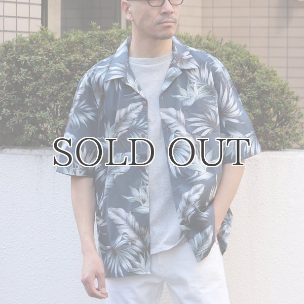 画像11: コットンレーヨン ヴィンテージボタニカル柄  オープンカラー ルーズフィットシャツ【MADE IN JAPAN】『日本製』/ Upscape Audience (11)