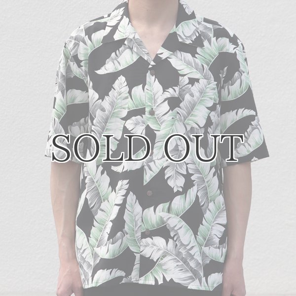 画像14: コットンレーヨン ヴィンテージHAWAII＆LEAVES柄  オープンカラー ハーフスリーブシャツ【MADE IN JAPAN】『日本製』/ Upscape Audience (14)