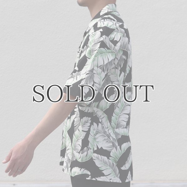 画像16: コットンレーヨン ヴィンテージHAWAII＆LEAVES柄  オープンカラー ハーフスリーブシャツ【MADE IN JAPAN】『日本製』/ Upscape Audience (16)