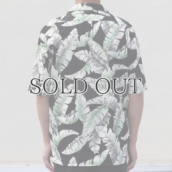 画像17: コットンレーヨン ヴィンテージHAWAII＆LEAVES柄  オープンカラー ハーフスリーブシャツ【MADE IN JAPAN】『日本製』/ Upscape Audience (17)