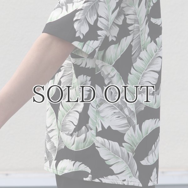 画像20: コットンレーヨン ヴィンテージHAWAII＆LEAVES柄  オープンカラー ハーフスリーブシャツ【MADE IN JAPAN】『日本製』/ Upscape Audience (20)