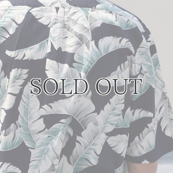 画像10: コットンレーヨン ヴィンテージHAWAII＆LEAVES柄  オープンカラー ハーフスリーブシャツ【MADE IN JAPAN】『日本製』/ Upscape Audience (10)