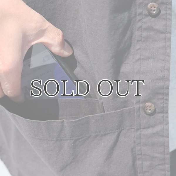 画像11: ミラクルコットンダンガリー  バンドカラーツール ポケシャツ『日本製』Upscape Audience (11)