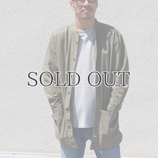 画像3: ミラクルコットンダンガリー  バンドカラーツール ポケシャツ『日本製』Upscape Audience (3)