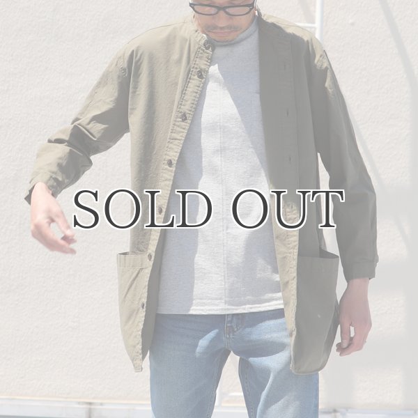 画像5: ミラクルコットンダンガリー  バンドカラーツール ポケシャツ『日本製』Upscape Audience (5)