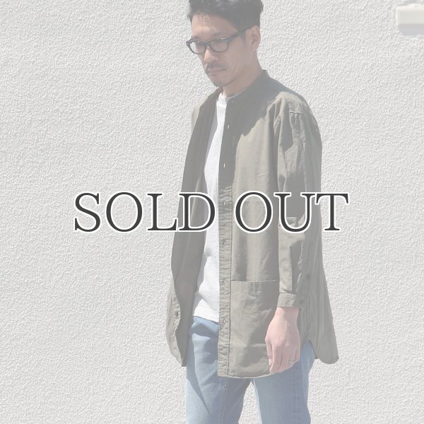 画像8: ミラクルコットンダンガリー  バンドカラーツール ポケシャツ『日本製』Upscape Audience (8)