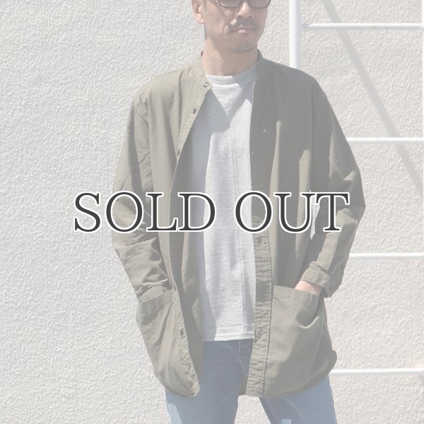 画像9: ミラクルコットンダンガリー  バンドカラーツール ポケシャツ『日本製』Upscape Audience (9)