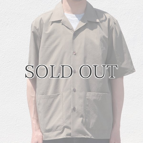 画像13: SOLOTEX(ソロテックス)DRY サッカーギンガム オープンカラー ハーフスリーブシャツ【MADE IN JAPAN】『日本製』/ Upscape Audience (13)