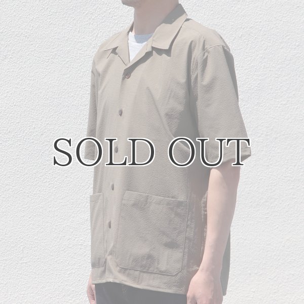 画像14: SOLOTEX(ソロテックス)DRY サッカーギンガム オープンカラー ハーフスリーブシャツ【MADE IN JAPAN】『日本製』/ Upscape Audience (14)