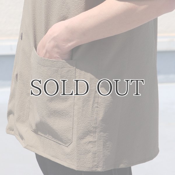 画像20: SOLOTEX(ソロテックス)DRY サッカーギンガム オープンカラー ハーフスリーブシャツ【MADE IN JAPAN】『日本製』/ Upscape Audience (20)