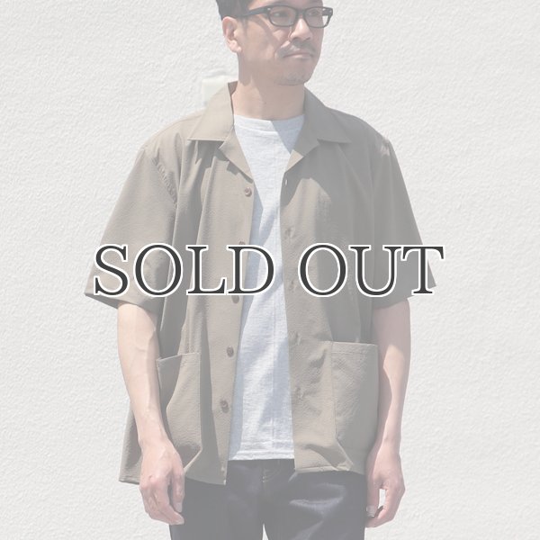 画像12: SOLOTEX(ソロテックス)DRY サッカーギンガム オープンカラー ハーフスリーブシャツ【MADE IN JAPAN】『日本製』/ Upscape Audience (12)