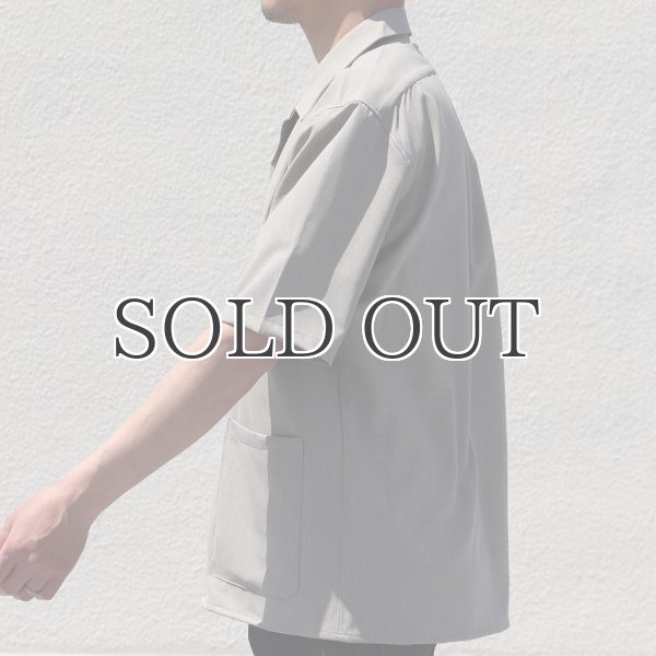 画像11: Reflax®(リフラクス)ポリエステル リネンライク CANAPA(カナパ) オープンカラー ハーフスリーブシャツ【MADE IN JAPAN】『日本製』/ Upscape Audience (11)