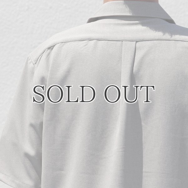 画像15: Reflax®(リフラクス)ポリエステル リネンライク CANAPA(カナパ) オープンカラー ハーフスリーブシャツ【MADE IN JAPAN】『日本製』/ Upscape Audience (15)