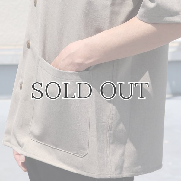 画像16: Reflax®(リフラクス)ポリエステル リネンライク CANAPA(カナパ) オープンカラー ハーフスリーブシャツ【MADE IN JAPAN】『日本製』/ Upscape Audience (16)