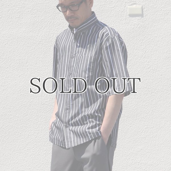 画像6: レジメンタルスタンドスモールカラー ハーフスリーブシャツ【MADE IN JAPAN】『日本製』/ Upscape Audience (6)