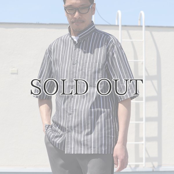 画像9: レジメンタルスタンドスモールカラー ハーフスリーブシャツ【MADE IN JAPAN】『日本製』/ Upscape Audience (9)