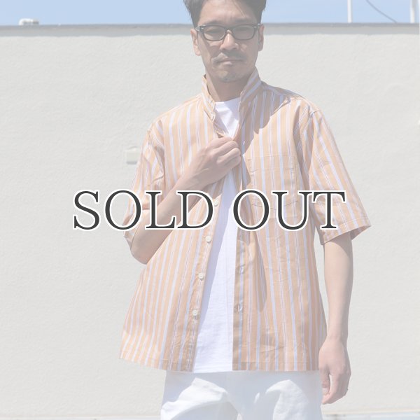 画像3: レジメンタルスタンドスモールカラー ハーフスリーブシャツ【MADE IN JAPAN】『日本製』/ Upscape Audience (3)