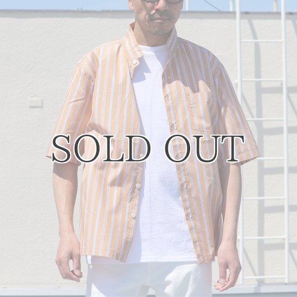 画像4: レジメンタルスタンドスモールカラー ハーフスリーブシャツ【MADE IN JAPAN】『日本製』/ Upscape Audience (4)