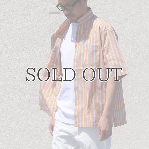 画像5: レジメンタルスタンドスモールカラー ハーフスリーブシャツ【MADE IN JAPAN】『日本製』/ Upscape Audience (5)