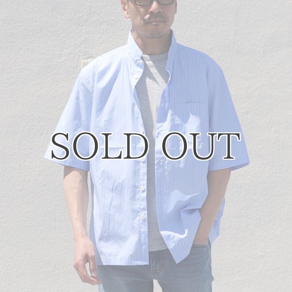 画像3: レジメンタルスタンドスモールカラー ハーフスリーブシャツ【MADE IN JAPAN】『日本製』/ Upscape Audience (3)