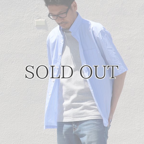 画像5: レジメンタルスタンドスモールカラー ハーフスリーブシャツ【MADE IN JAPAN】『日本製』/ Upscape Audience (5)